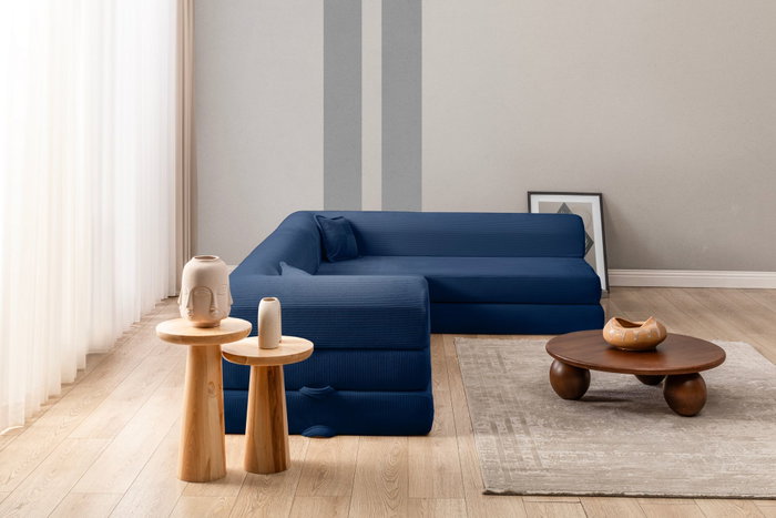 Atelier Del Sofa Legom Eco Corner - Azul Marino Atelier Del Sofa Legom Eco Corner - Azul Marino